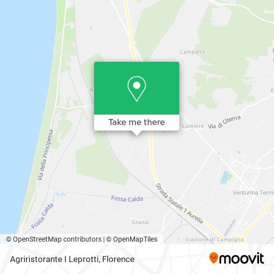 Agriristorante I Leprotti map