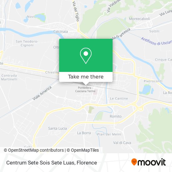 Centrum Sete Sois Sete Luas map
