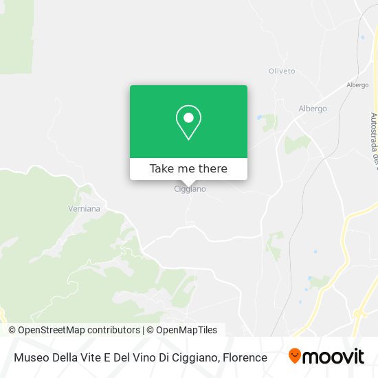 Museo Della Vite E Del Vino Di Ciggiano map