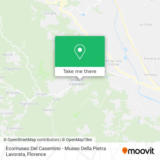 Ecomuseo Del Casentino - Museo Della Pietra Lavorata map