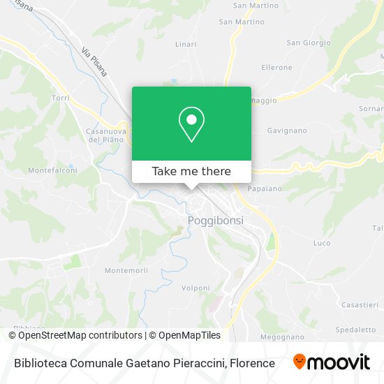 Biblioteca Comunale Gaetano Pieraccini map