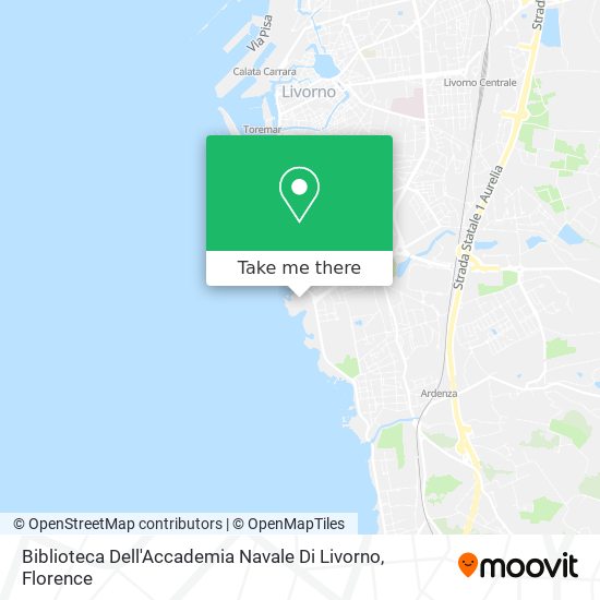 Biblioteca Dell'Accademia Navale Di Livorno map