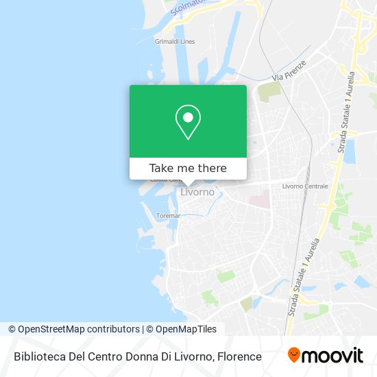 Biblioteca Del Centro Donna Di Livorno map