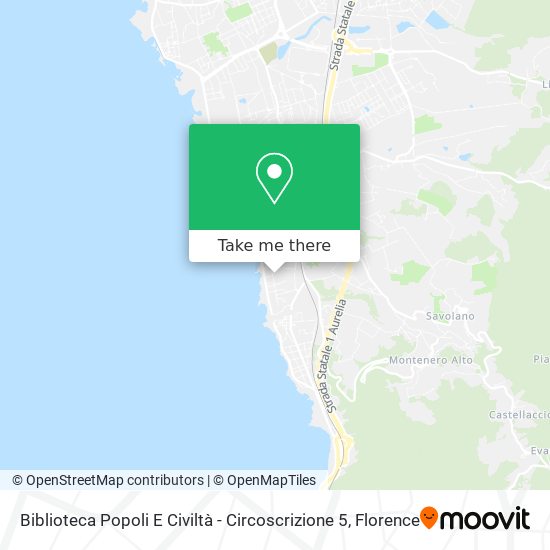 Biblioteca Popoli E Civiltà - Circoscrizione 5 map