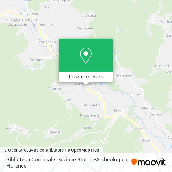 Biblioteca Comunale. Sezione Storico-Archeologica map