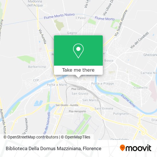 Biblioteca Della Domus Mazziniana map