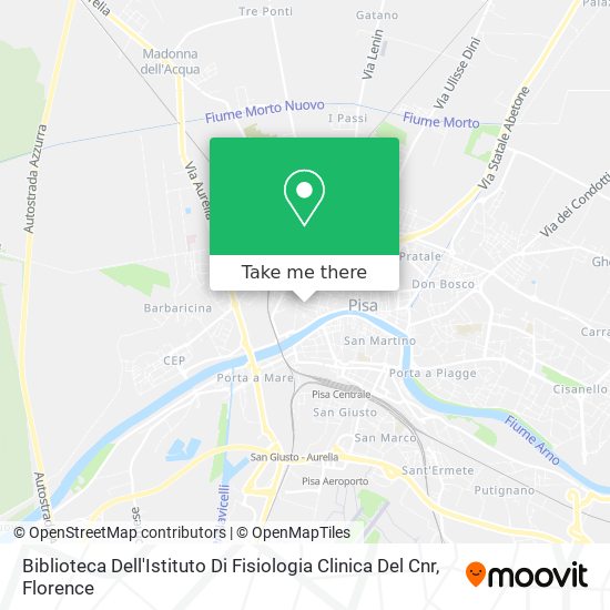 Biblioteca Dell'Istituto Di Fisiologia Clinica Del Cnr map