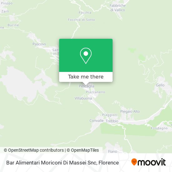 Bar Alimentari Moriconi Di Massei Snc map