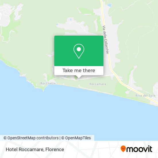 Hotel Roccamare map