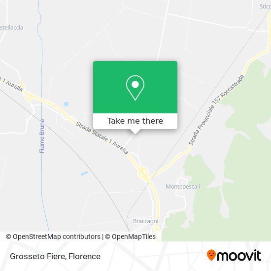 Grosseto Fiere map