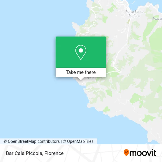 Cala Piccola Bar map