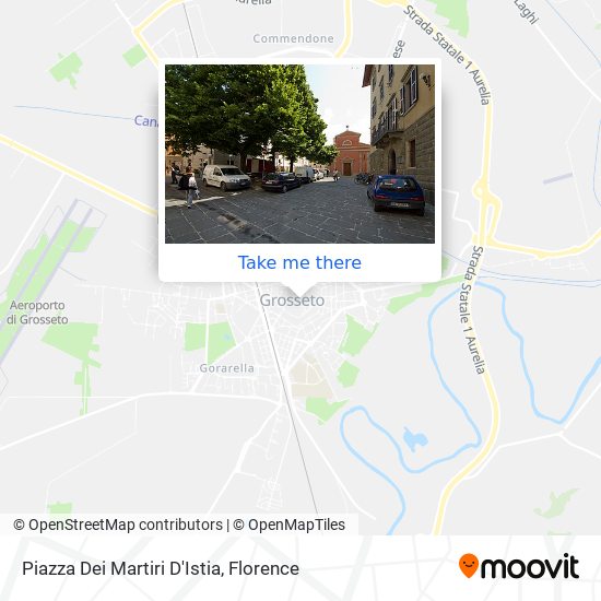 Piazza Dei Martiri D'Istia map