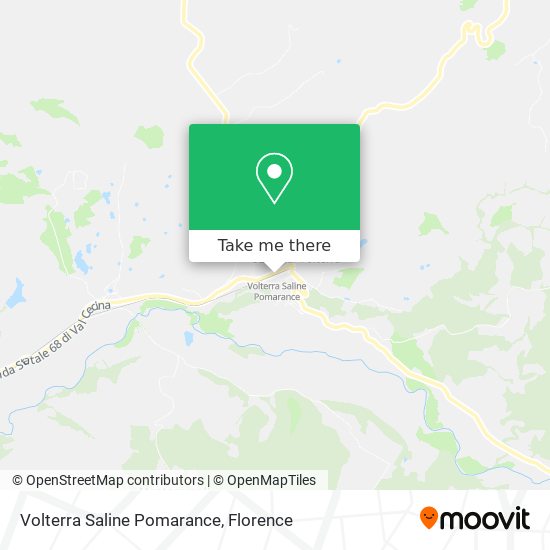 Volterra Saline Pomarance map