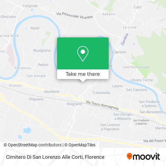 Cimitero Di San Lorenzo Alle Corti map
