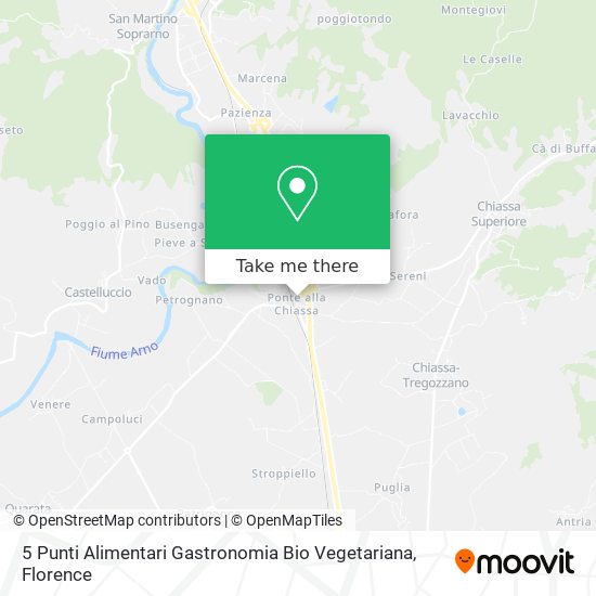 5 Punti Alimentari Gastronomia Bio Vegetariana map