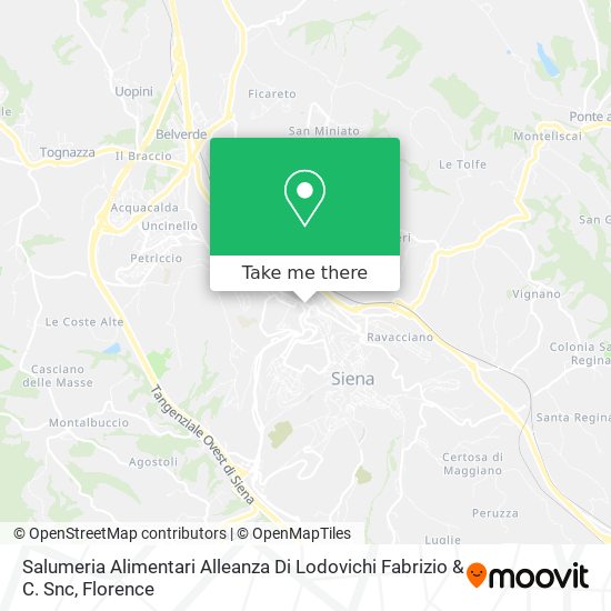 Salumeria Alimentari Alleanza Di Lodovichi Fabrizio & C. Snc map