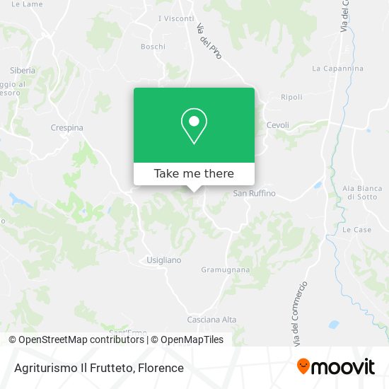 Agriturismo Il Frutteto map