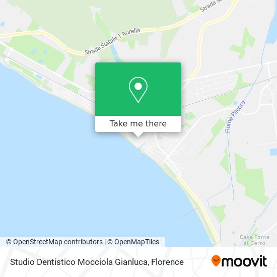 Studio Dentistico Mocciola Gianluca map