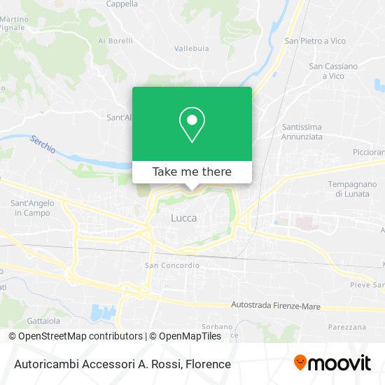 Autoricambi Accessori A. Rossi map