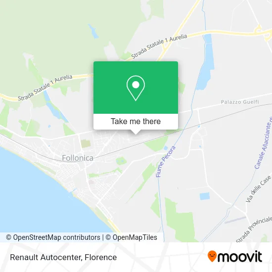 Renault Autocenter map