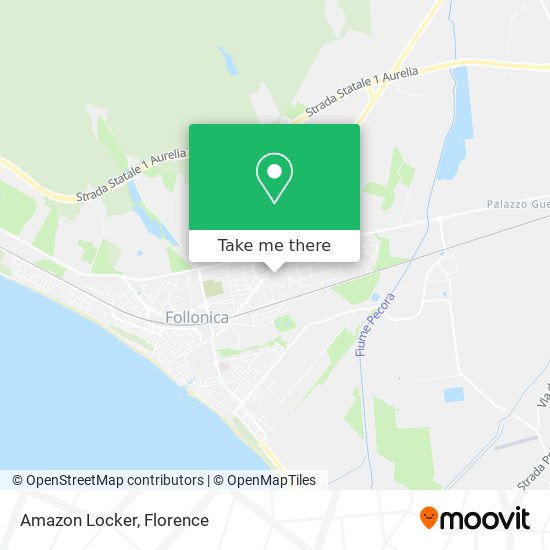 Amazon Locker map