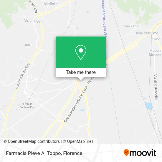 Pieve Al Toppo Pharmacy map