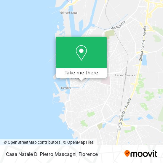 Casa Natale Di Pietro Mascagni map