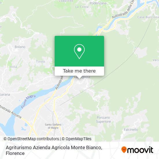 Agriturismo Azienda Agricola Monte Bianco map
