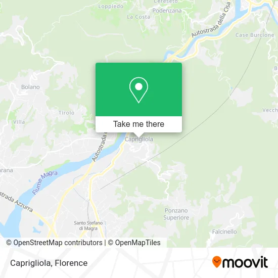 Caprigliola map