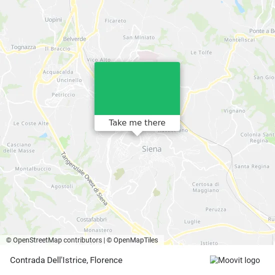 Contrada Dell'Istrice map