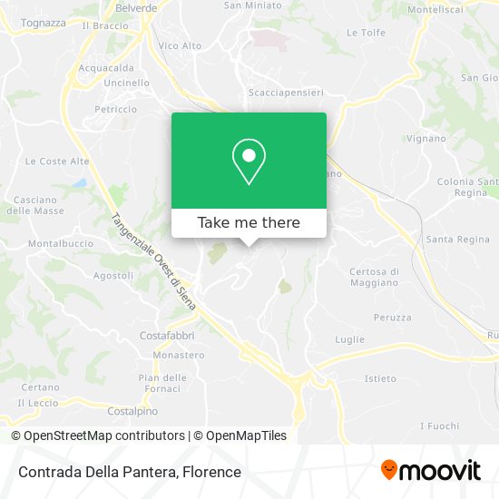 Contrada Della Pantera map