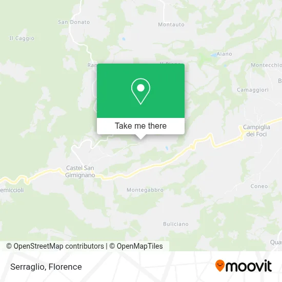 Serraglio map