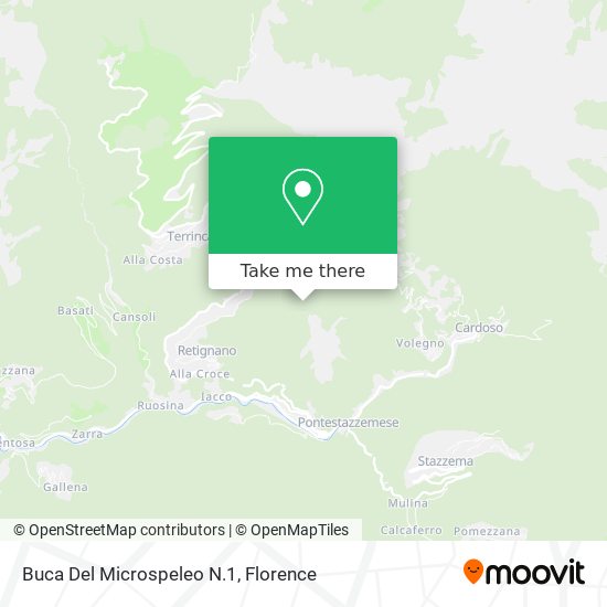 Buca Del Microspeleo N.1 map