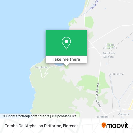 Tomba Dell'Aryballos Piriforme map
