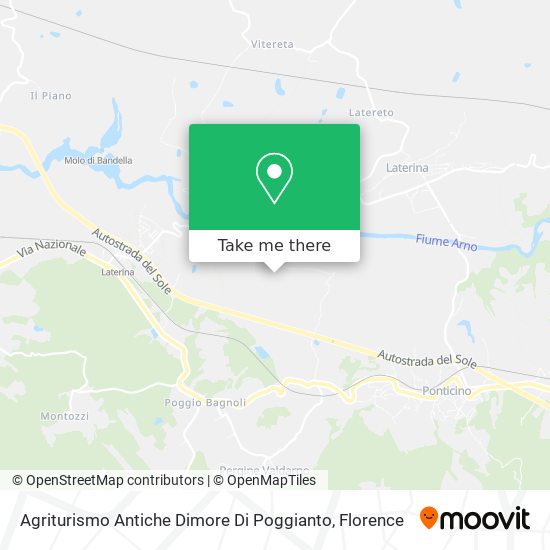 Agriturismo Antiche Dimore Di Poggianto map