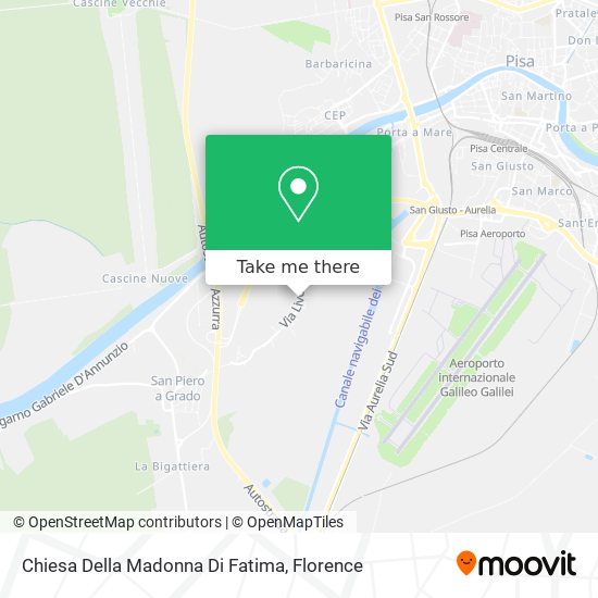 Chiesa Della Madonna Di Fatima map
