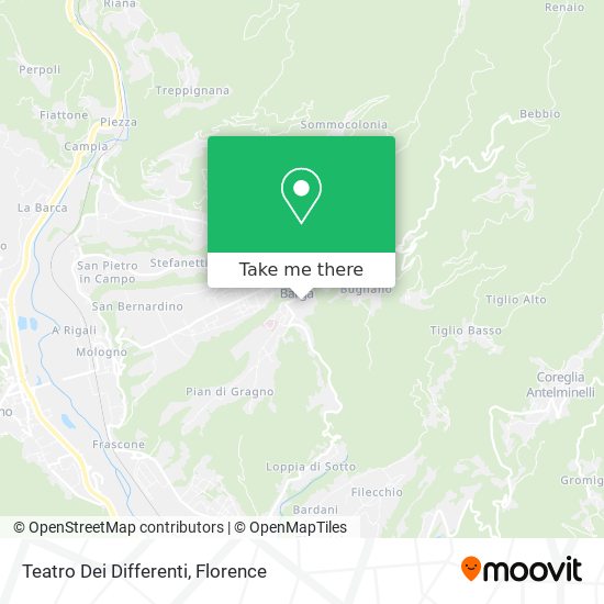 Teatro Dei Differenti map