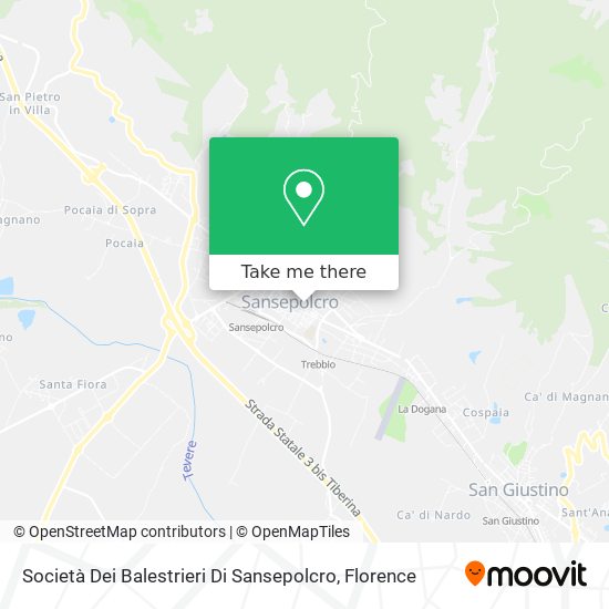 Società Dei Balestrieri Di Sansepolcro map