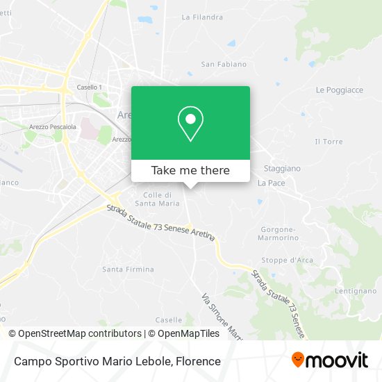 Campo Sportivo Mario Lebole map