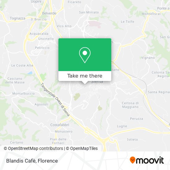 Blandis Cafè map