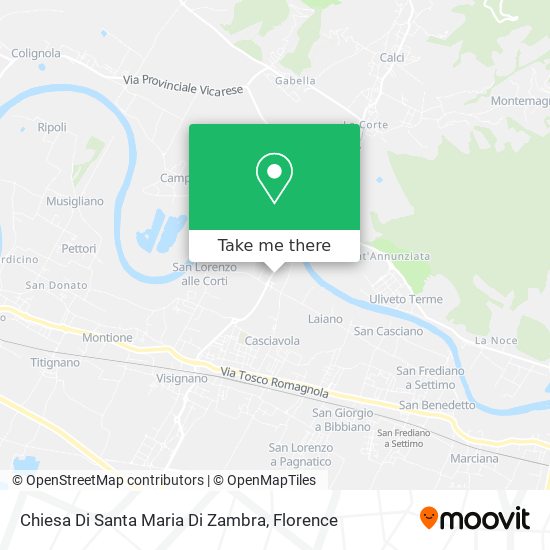 Chiesa Di Santa Maria Di Zambra map
