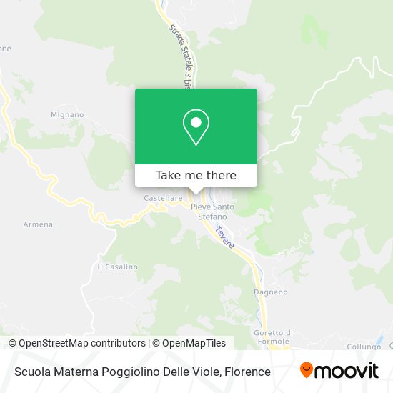 Scuola Materna Poggiolino Delle Viole map