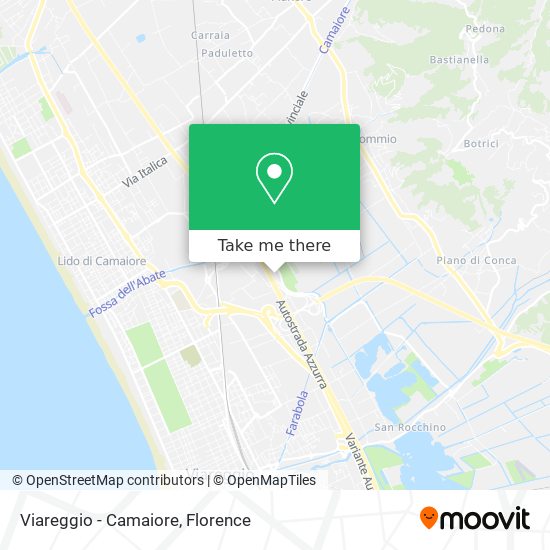 Viareggio - Camaiore map