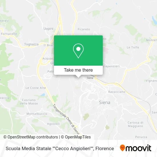 Scuola Media Statale ""Cecco Angiolieri"" map