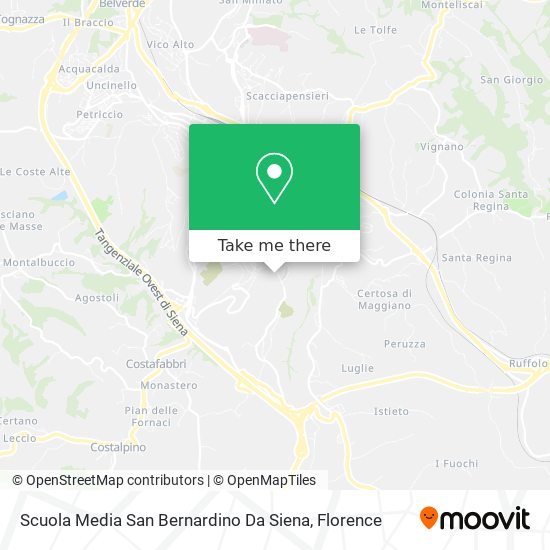 Scuola Media San Bernardino Da Siena map