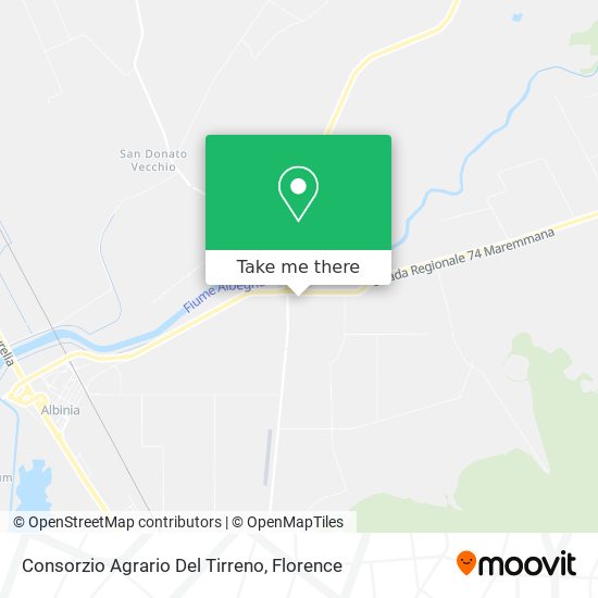 Consorzio Agrario Del Tirreno map