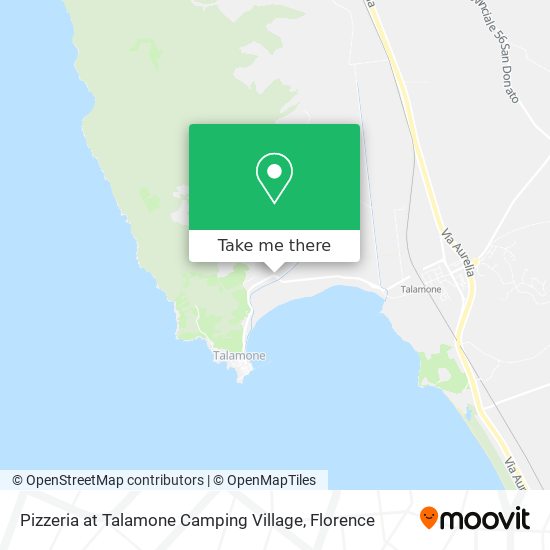 Pizzeria at Talamone Camping Village map
