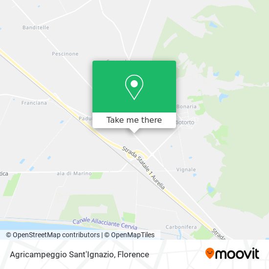 Agricampeggio Sant'Ignazio map