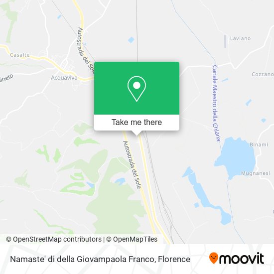 Namaste' di della Giovampaola Franco map