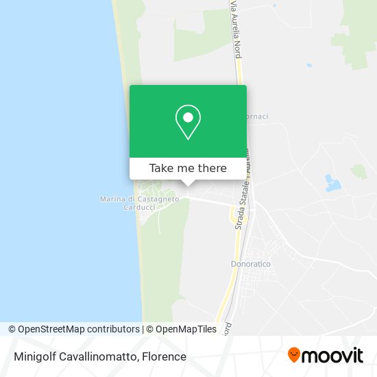 Minigolf Cavallinomatto map